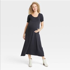 HATCH maternity short sleeve maternity dress XL